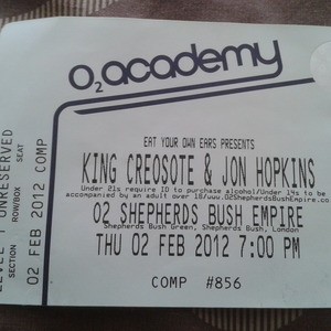 King Creosote & Jon Hopkins tickets